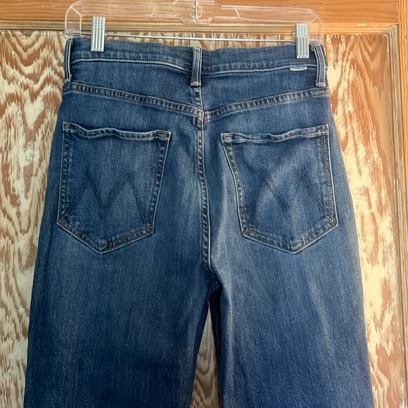 Mother High Waisted Rider Ankle Step Fray, Loafers and Lassos - 28 - Picture 8 of 11